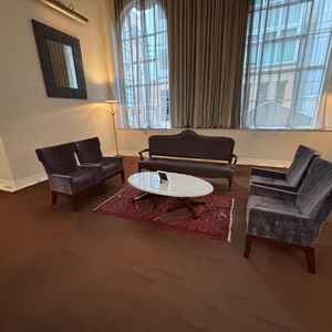 親族の待合室の写真。落ち着いた空間でした。