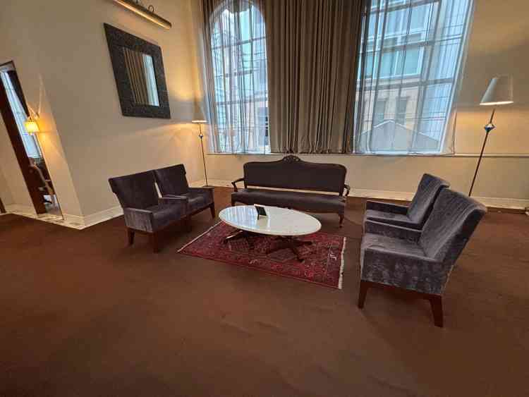 親族の待合室の写真。落ち着いた空間でした。