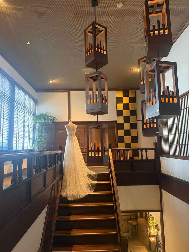 有名な階段で写真が撮れるそうです。