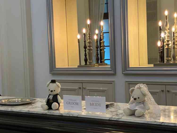 受付の空間も白を基調としていて、とても綺麗で、自分だちでカスタムできるのが良いです。