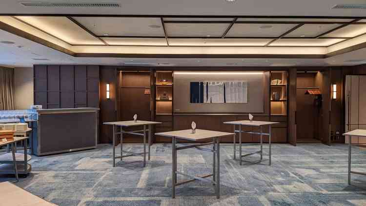 見学した披露宴会場。