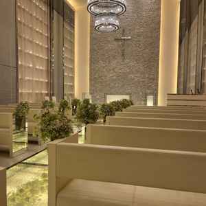 チャペルがガラス出てきててすごくて綺麗でした