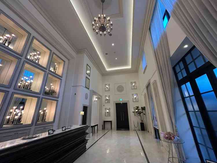 受付とその周辺の写真です。