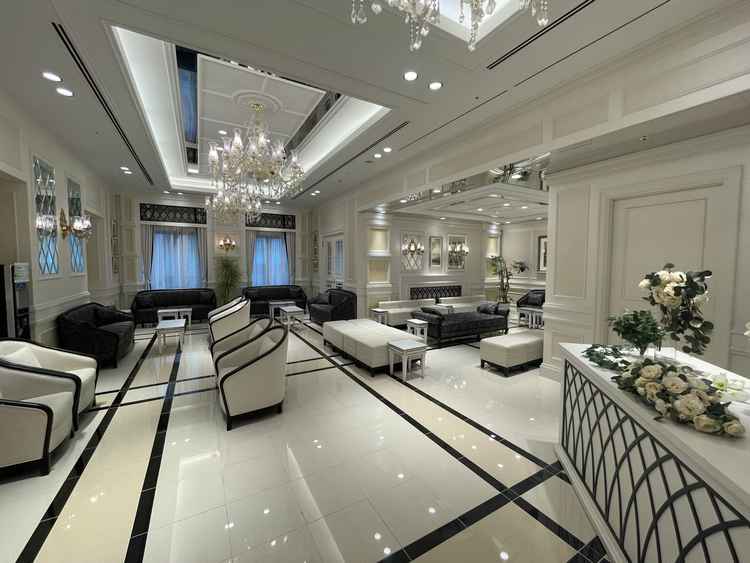 待合室が清潔感に溢れててすてきでした。