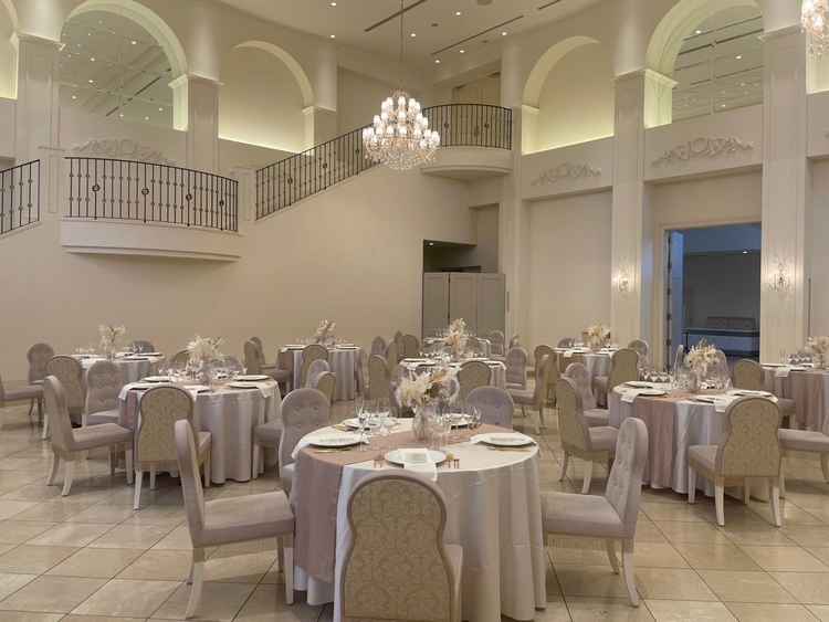 シックな感じで落ち着いた雰囲気のバンケットです。