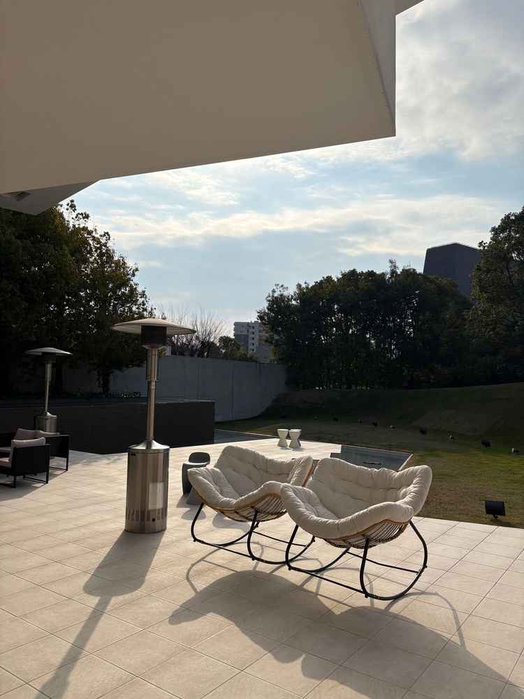 開放感あふれるガーデン付きの披露宴会場