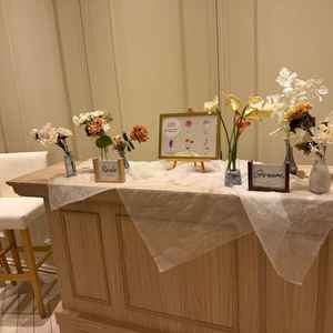 花をゲストが1輪ずつ選べるそうです。参加型の仕掛けは楽しいと感じました。