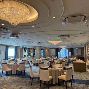 落ち着いた雰囲気の披露宴会場でした