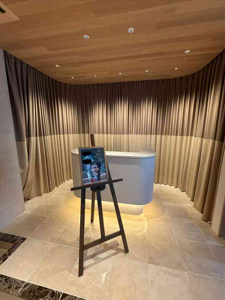 入り口脇のスペース