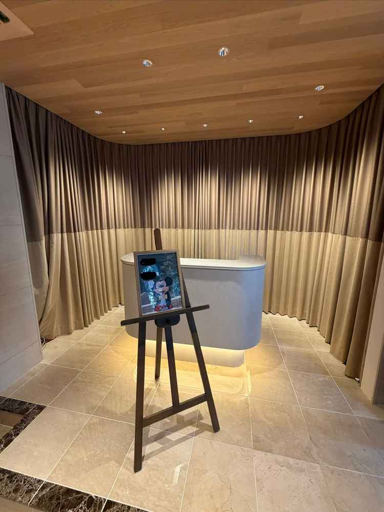 入り口脇のスペース