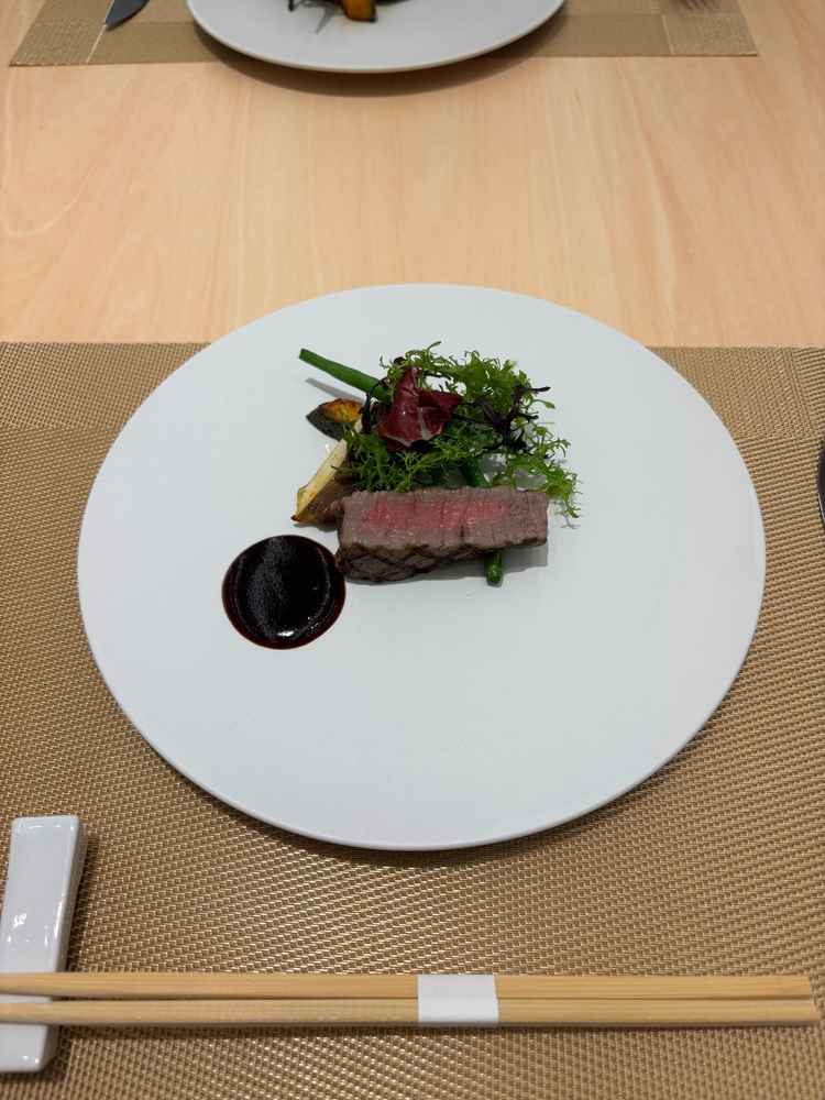 試食でいただいたあか牛フィレ肉。お肉がとても柔らかく美味しかった。大満足。