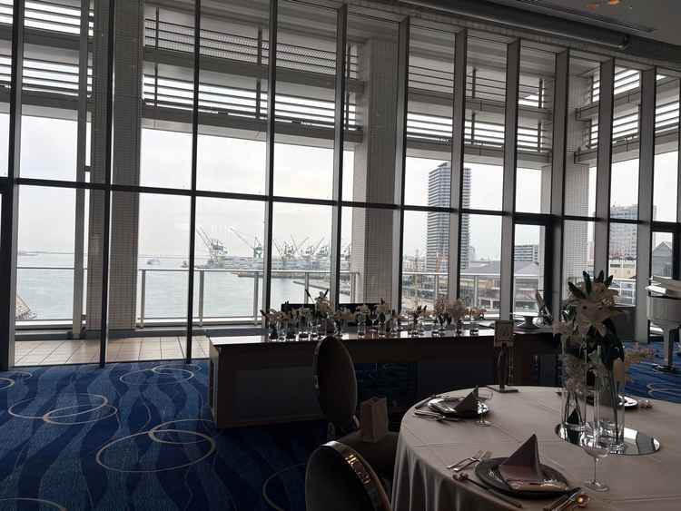 式場からの眺めも非常に良かったです