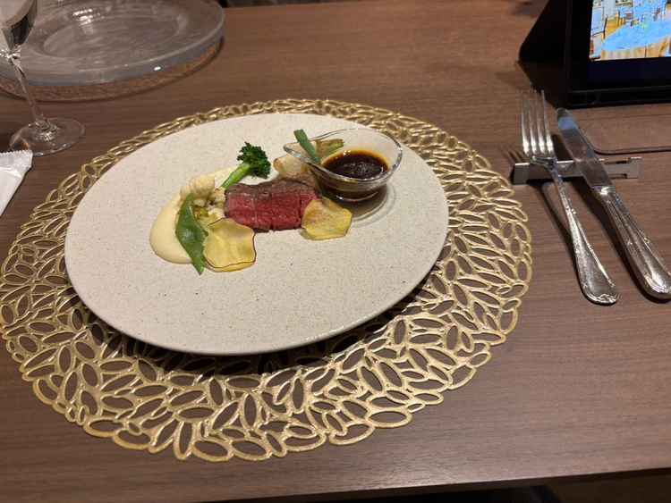 試食のアンソニービーフ。赤み