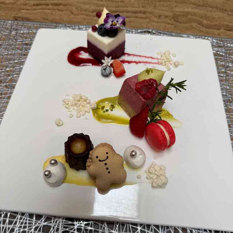 試食のデザート