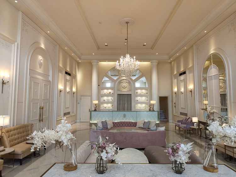 ホワイトハウスの受付