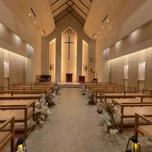 高さ20mのチャペルは拍手が響いてよかった