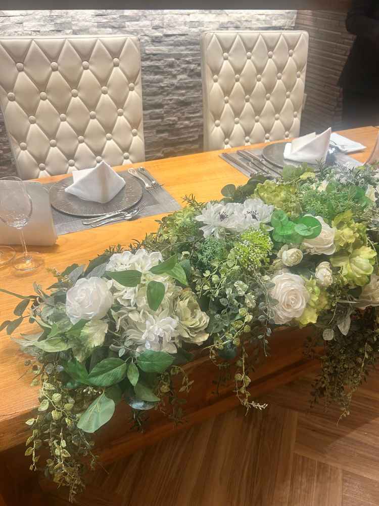 真似をしたい緑木基調のお花