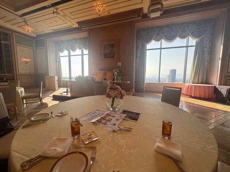 どの披露宴会場も高級感がある内装で良かった。