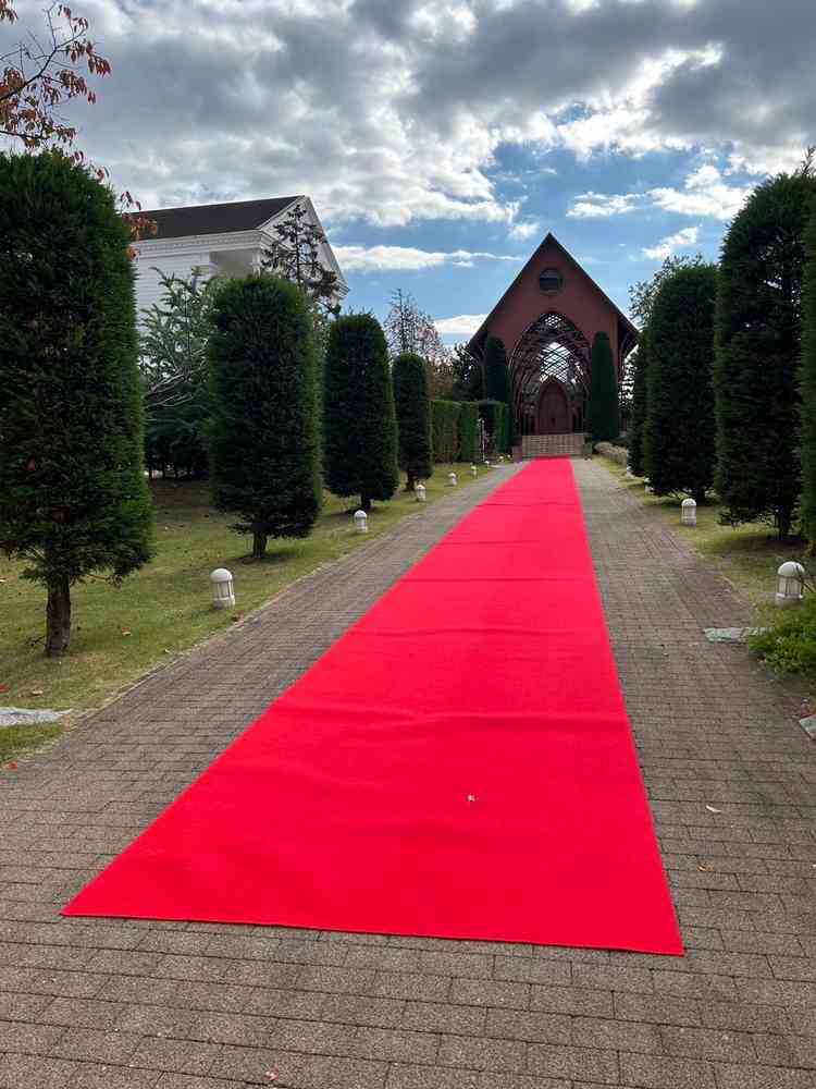 チャペルに向かうまでの道も良いなと思いました。