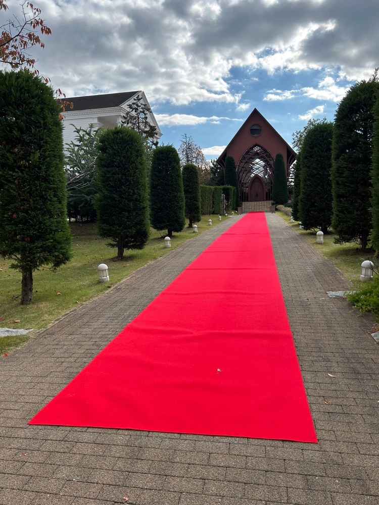 チャペルに向かうまでの道も良いなと思いました。