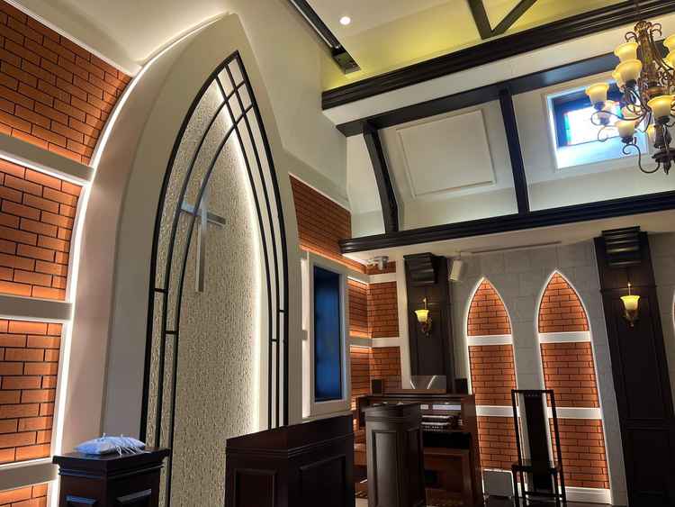 教会はレンガ作りが他にはなくかわいかったです。