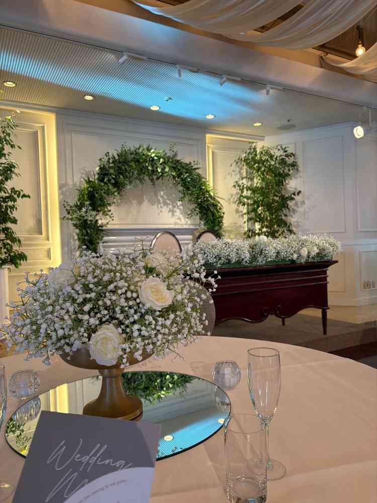 眺望が良い披露宴会場の写真です。