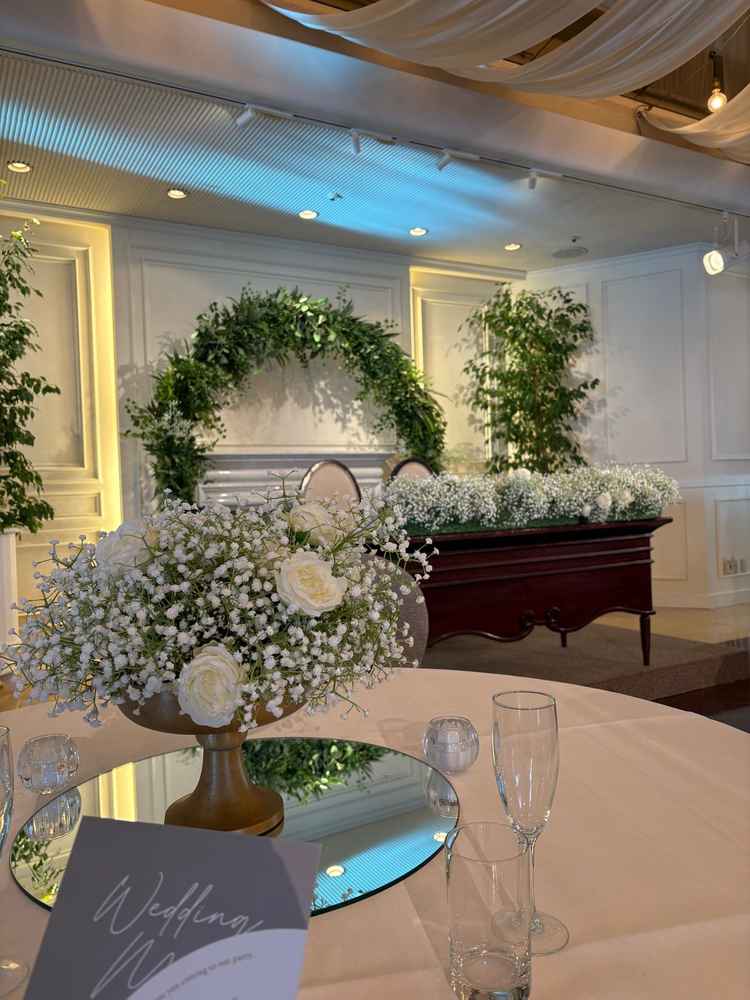 眺望が良い披露宴会場の写真です。