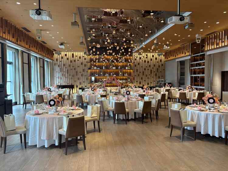 別の披露宴会場の写真です。