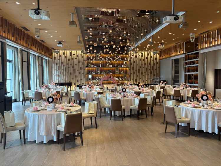 別の披露宴会場の写真です。