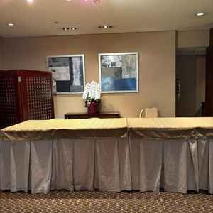 ゲストの受付場所は披露宴会場の入口すぐの所にありました。