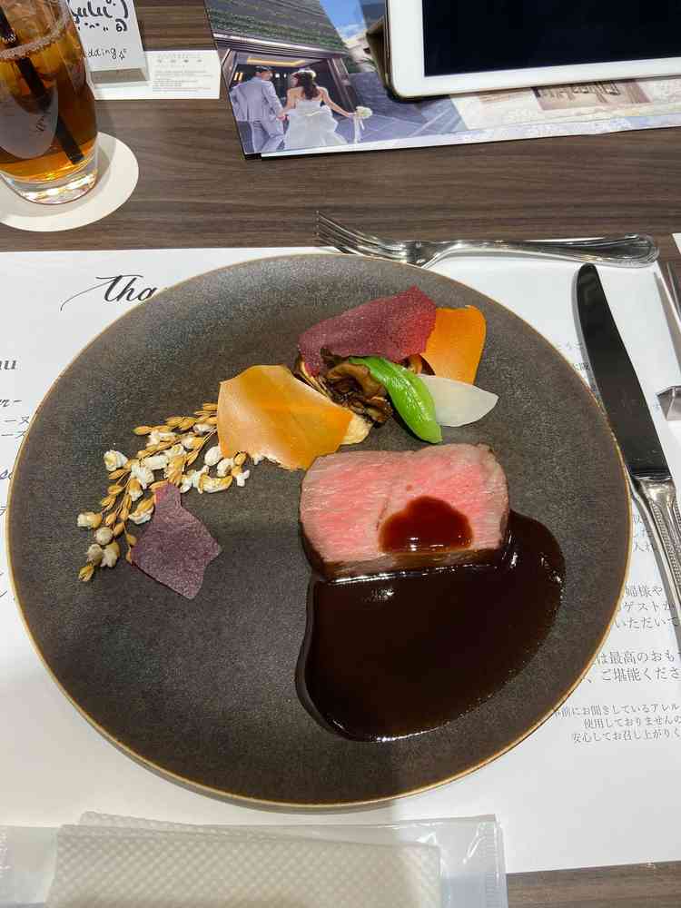 試食でいただいた牛ロースのロティ