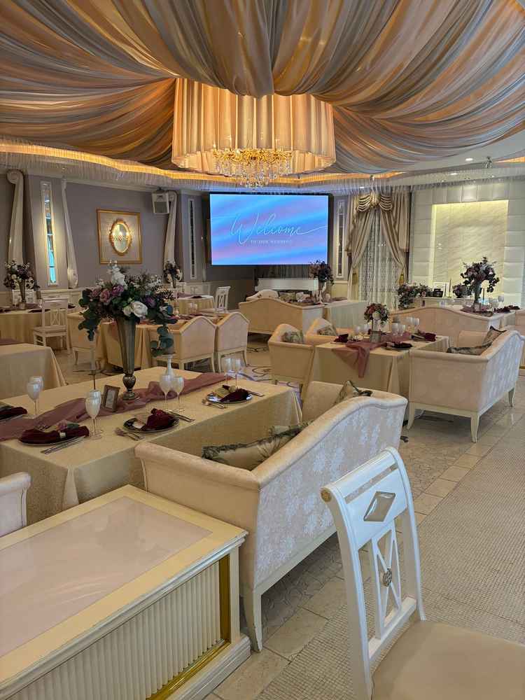 披露宴会場、とても広い会場でした