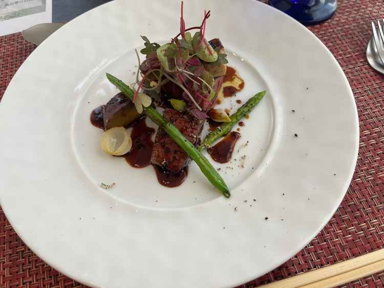 試食した一品（メインの肉料理）