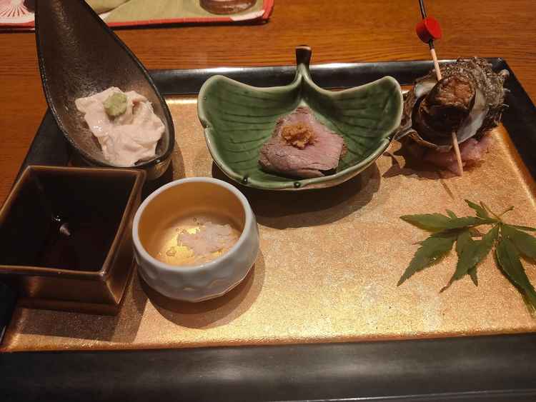 試食（前菜）の写真です。