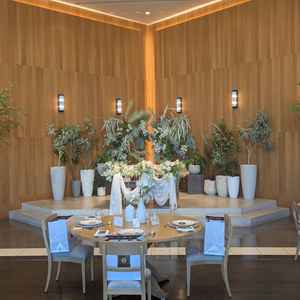 ハリウッドスイートという披露宴会場。比較的少人数の披露宴で利用するかた多いらしい。