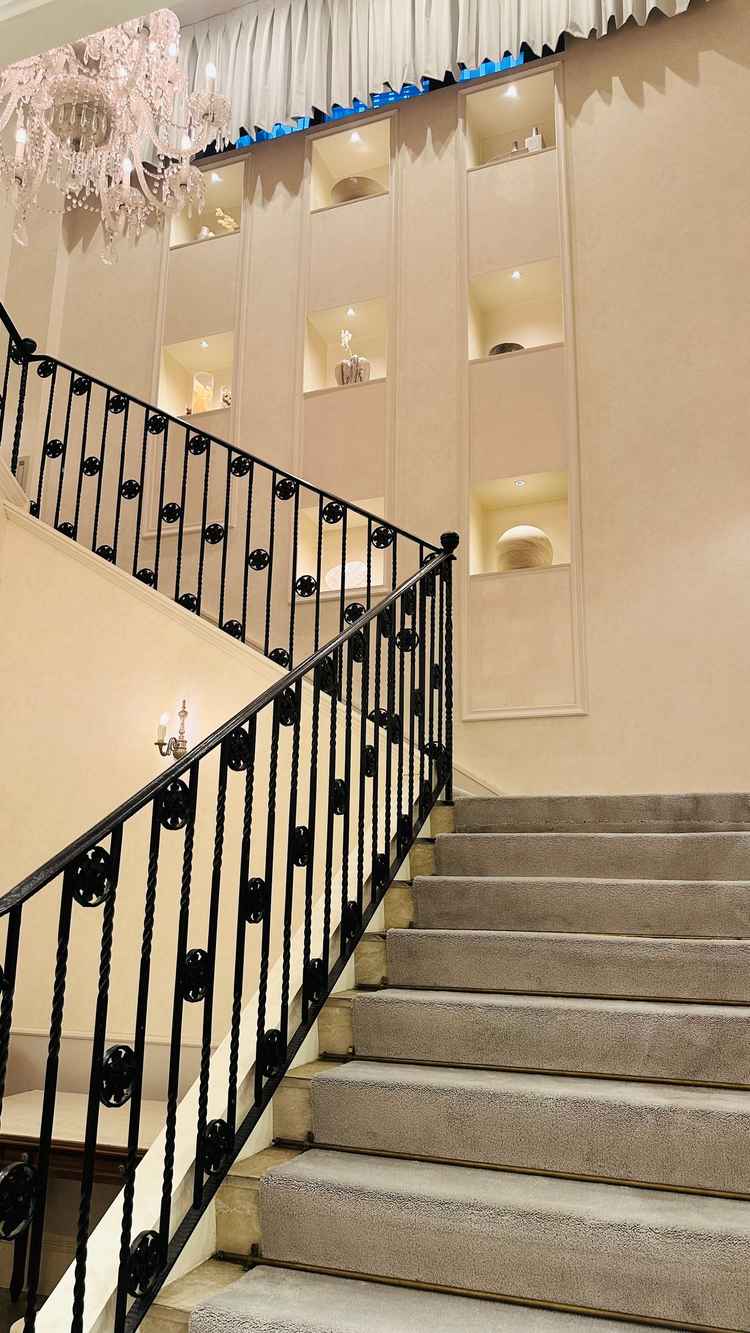 ここの階段もフォトスポット。