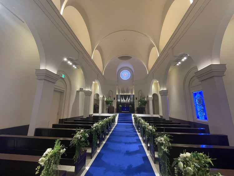 チャペルはすごくきれいでした