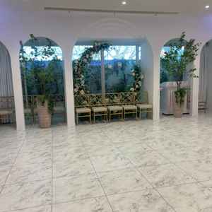 チャペルとして使用する会場。堅苦しさがないです。