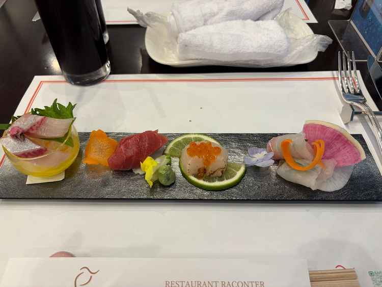 試食の料理です。