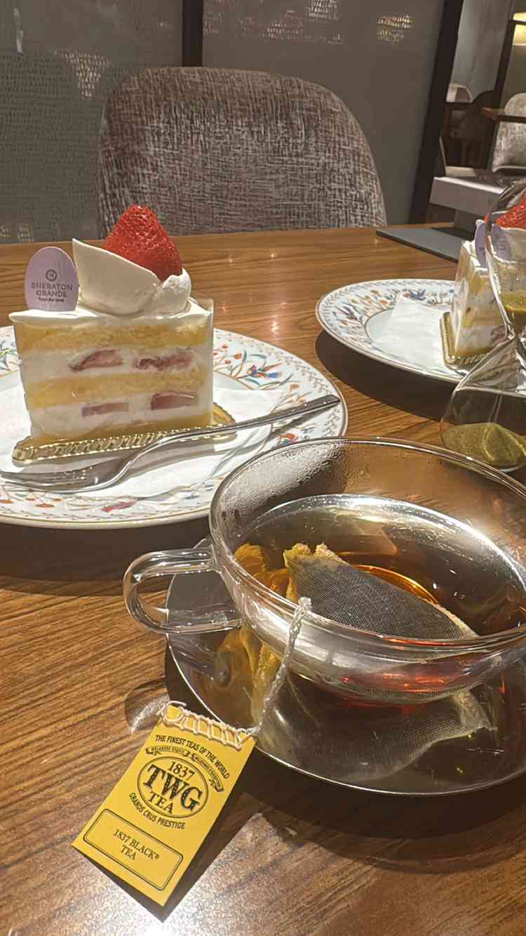 提携しており引き出物にも利用できるtwg紅茶と美味しいショートケーキ