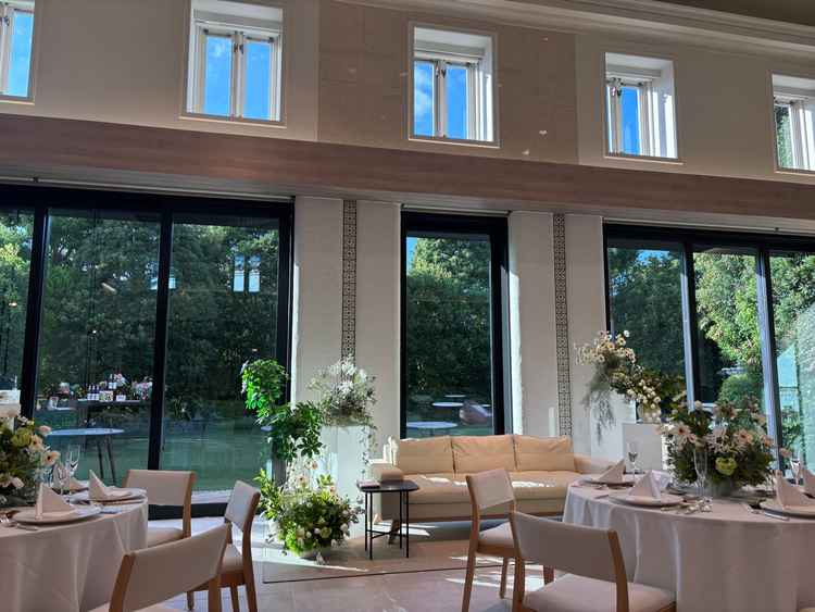 披露宴会場のイタリア館です。