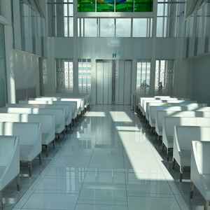 バージンロードの幅が広いのが魅力的