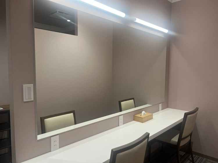 更衣室②  ヘア・マイクセット