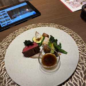 試食のコースのお料理