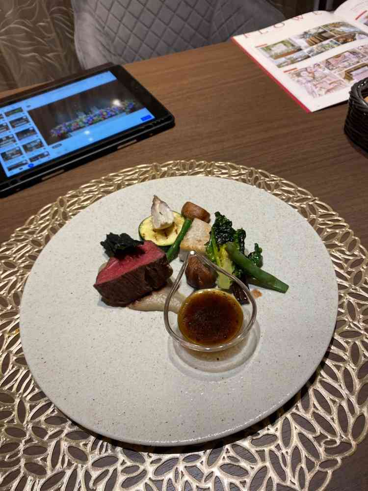 試食のコースのお料理