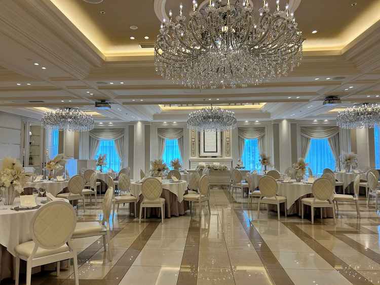 披露宴会場です