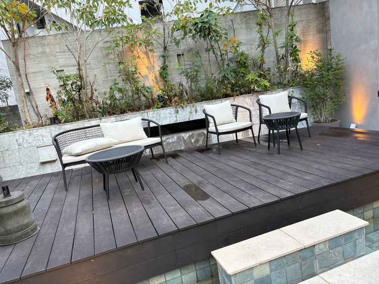 会場外の休憩もできるスペース