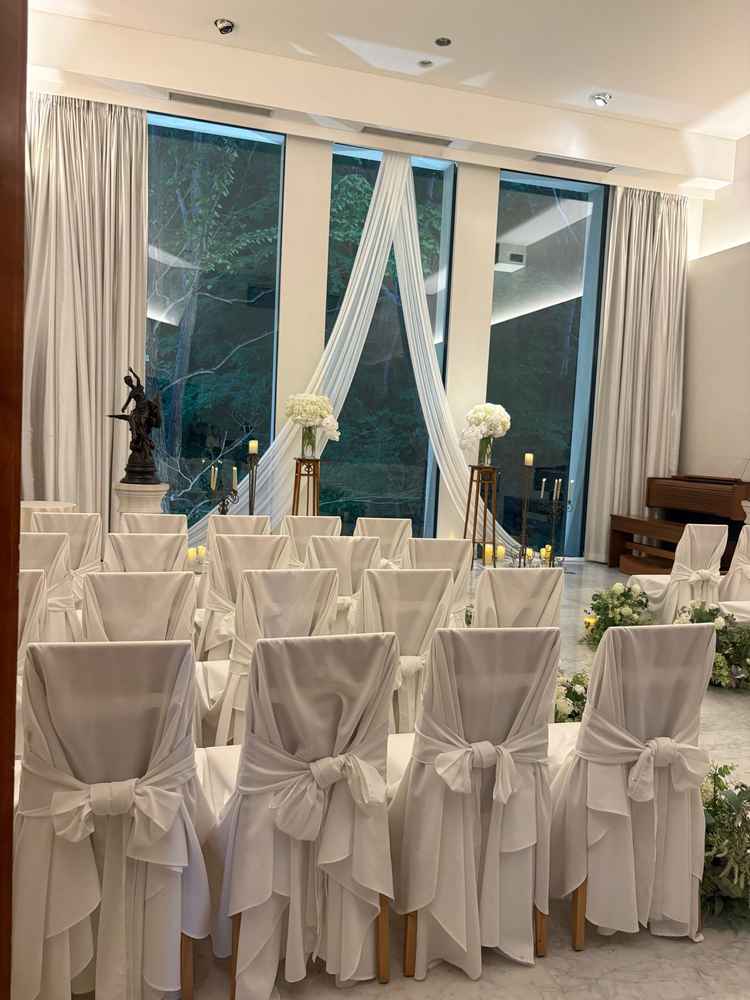 屋内チャペル。チャペルとして使用しない場合は親族の休憩室としても使えるらしい。
