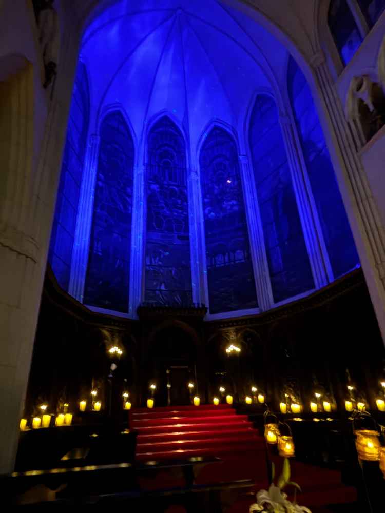 チャペル内の演出