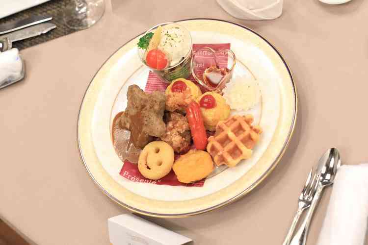 キッズプレートも喜んでくれました